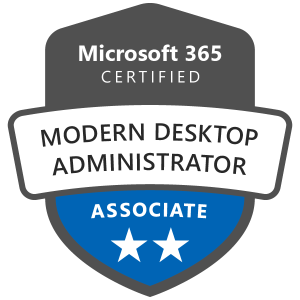 Microsoft 365 Certified: Modern Desktop Administrator Associate